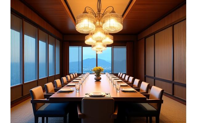 広々とした豪華な個室、最大12名様までご利用可能